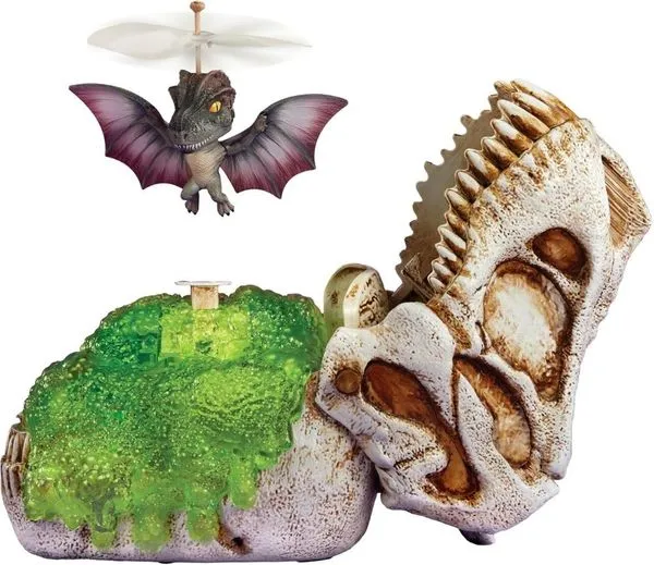 Mini Dinossauro Voador Grossmos Flying Style Azul Mga
