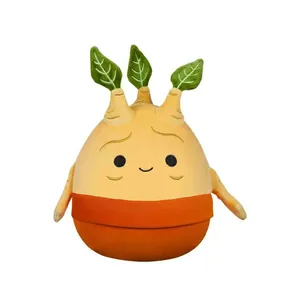 Pelúcia Squishmallows Mandrágora Harry Potter Sunny 4172 – Bicho Fofo e Colecionável com Visual Divertido e Toque Macio