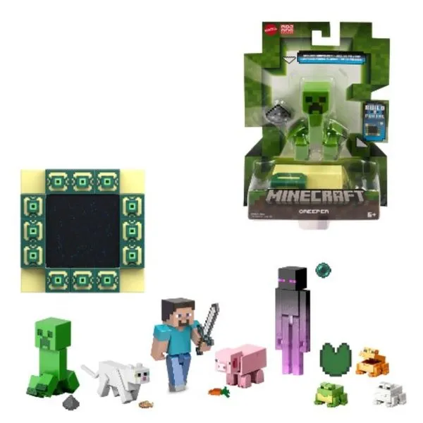 Figura De Ação - Minecraft - Mojang Studios - Vanilla Guide - Surpresa - Mattel