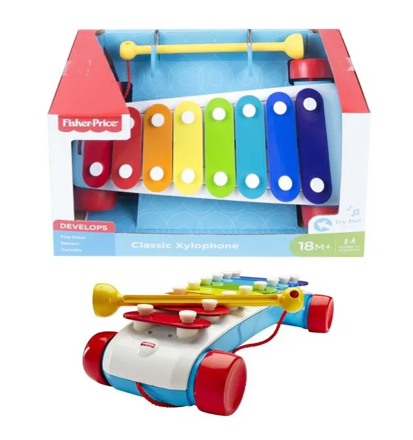 Xilofone Clássico - Brinquedo Musical - Fisher Price - Mattel