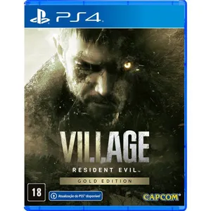 Jogo PS4 - Playstation - Resident Evil Village - Gold Edition - Azul - Sony
