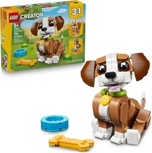LEGO Creator 3 em 1 - Animais fofos: Cachorrinho brincalhão 31382