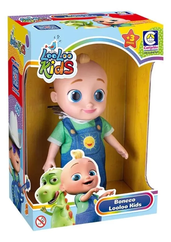 Boneco Looloo Kids Jhony Vinil Cotiplás - 2869