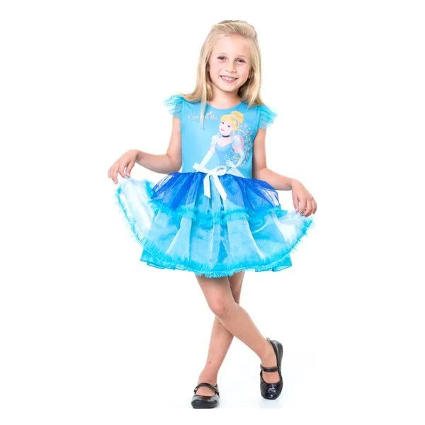 Fantasia Infantil - Princesas Disney - Cinderela Pop - Regina Festas - M