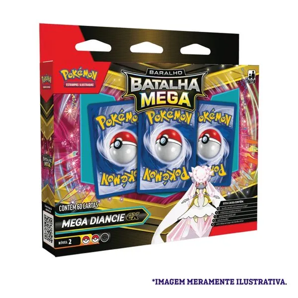 Baralho De Batalha Pokémon Mega Diancie Ex - Copag