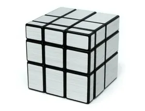 Cubo Mágico Cuber Pro Blocks Prateado 3X3X3 Cuber Brasil
