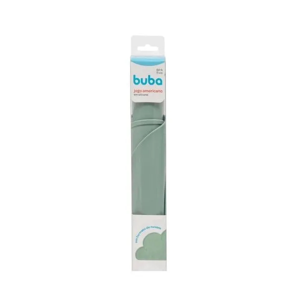 JOGO AMERICANO EM SILICONE VERDE - BUBA