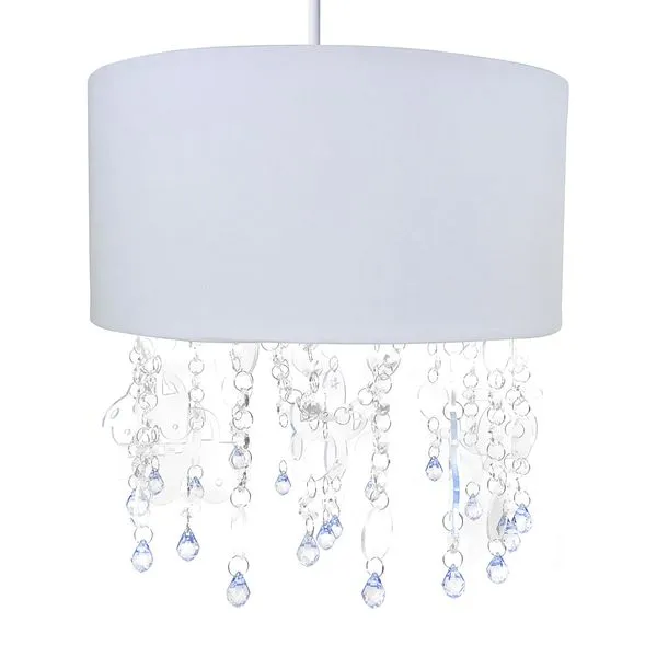 Lustre Tubular Cristais Meios de Transporte