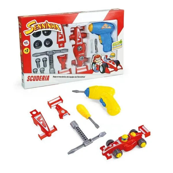 Carrinho e Acessórios - Scuderia - Parkitoys