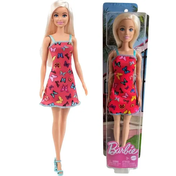 Boneca Barbie Fashionistas Mattel Original 1magnus Rosa