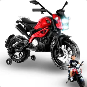 MOTOCICLETA ELETRICA VERMELHA 12V