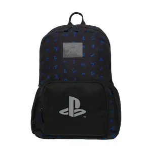 Mochila de Costas Pacific Playstation Hardware Preto e Azul Único