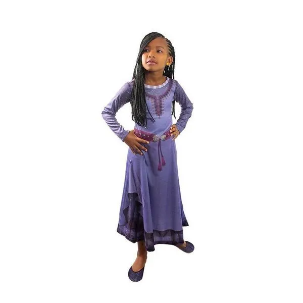 Fantasia Infantil Premium Vestido Asha Wish Disney Original P