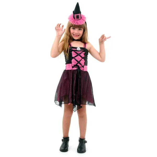 Fantasia Infantil - Bruxa Aranha Fashion - Sulamericana - G