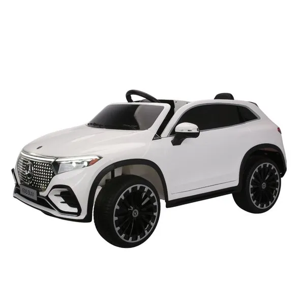 Carrinho Elétrico Infantil 12V Mercedes EQS SUV Branco