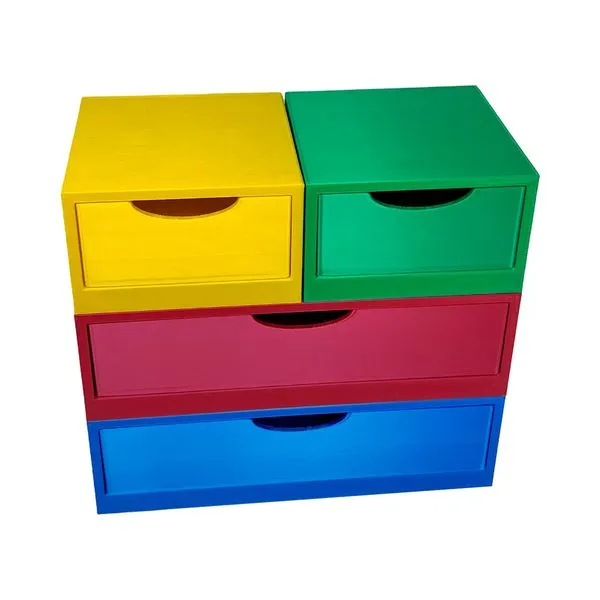 Mini Gaveteiro para Mesa Organizador Escritório Porta Treco