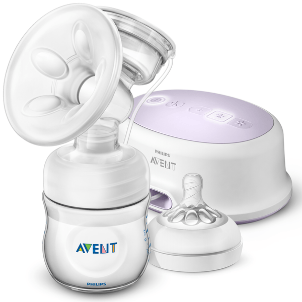 Extrator Elétrico de Leite Pétala Philips Avent, com Mamadeira - SCF33231