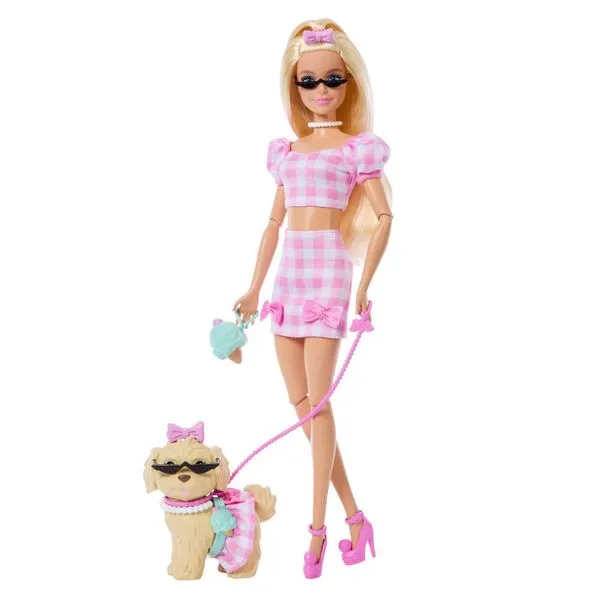 Boneca - Barbie - Looks Iguais - Malibu E Cachorrinho - Mattel