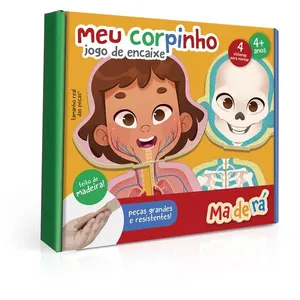 Jogo Educativo de Encaixe - Maderá - Meu Corpinho- Toyster
