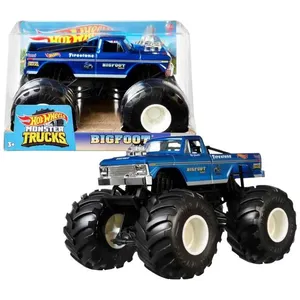 Caminhão Monstro Escala 1:24 com Rodas Gigantes para Crianças Acima de 3 Anos, Hot Wheels 110v