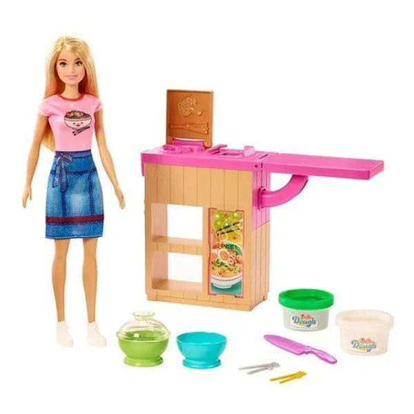 Boneca Barbie Profissões Chef de Macarrão GHK43 -Mattel