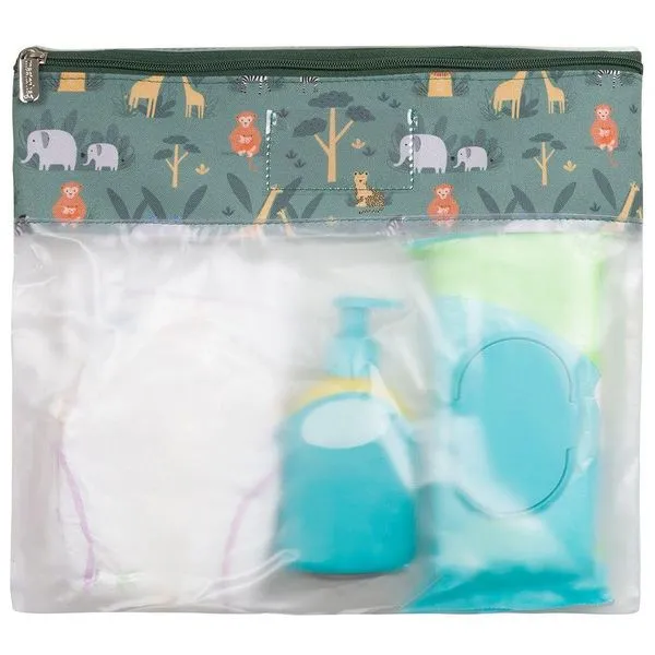 Saquinho Organizador Masterbag Kids Leão Verde Único