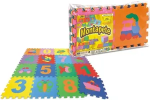 Tapete De Eva Infantil Números E Figuras 18 Placas Nig 0900