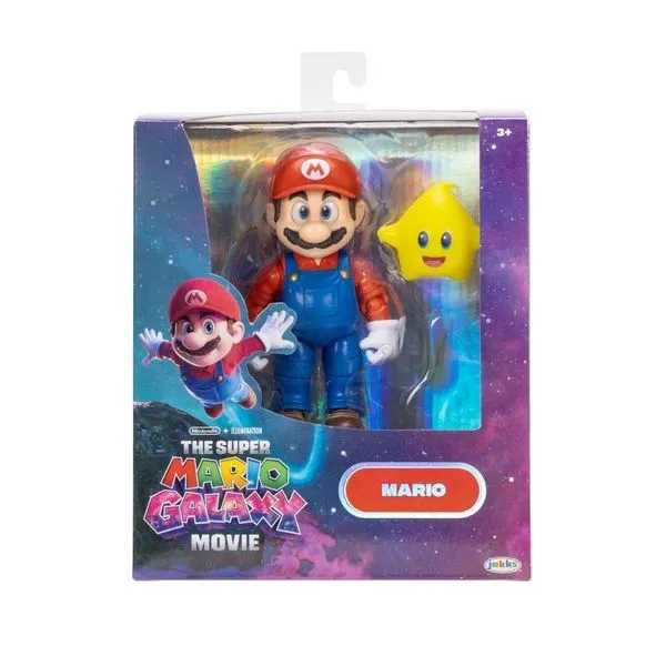 Boneco Articulado Super Mario 12cm Filme Super Mario Galaxy - Sunny 5101