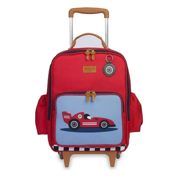 Mochila de Rodinhas MasterBag Carros Vermelho Único