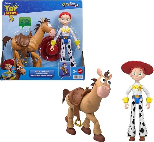 DINSEY PIXAR TOY STORY 5 BONECO JESSIE E BALA NO ALVO - MATTEL
