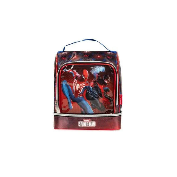 Lancheira Térmica Infantil Masculina Homem Aranha Vermelha U / Azul-vermelho