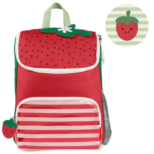 Mochila Escolar Skip Hop Spark Style Morango Vermelho Único