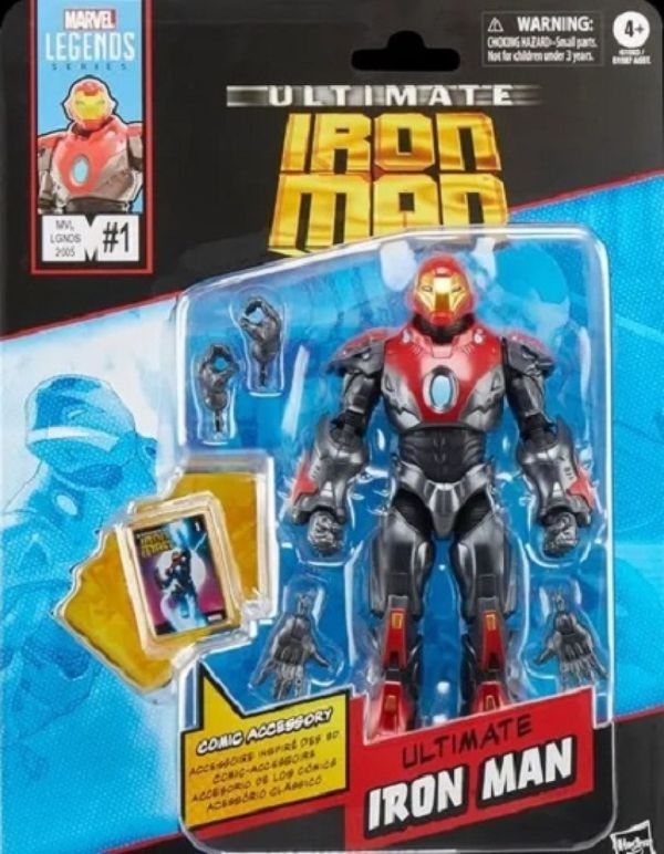 Marvel Legends Series Quadrinho N1 2005 Ultimate Iron Man 15 Cm Articulado – Hasbro