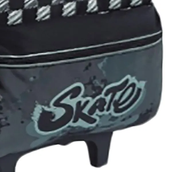 Mochila de Rodinhas Sestini M Plus Skate Preto Único