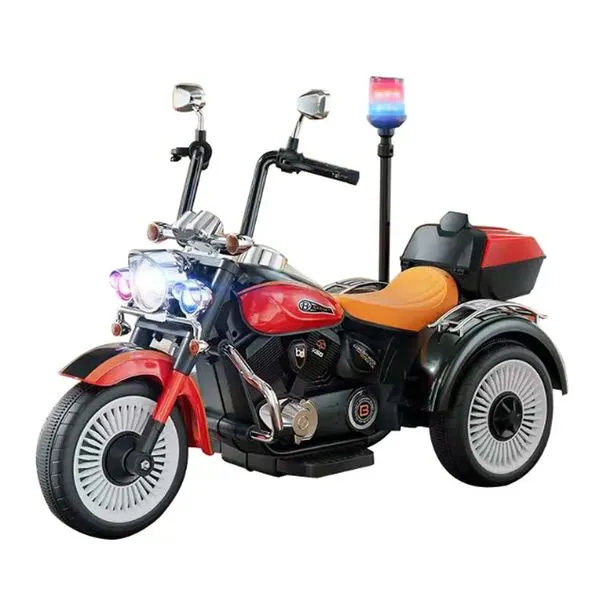Motocicleta elétrica - 3 Rodas - Vermelho - 12V4.5AH - Shiny Toys