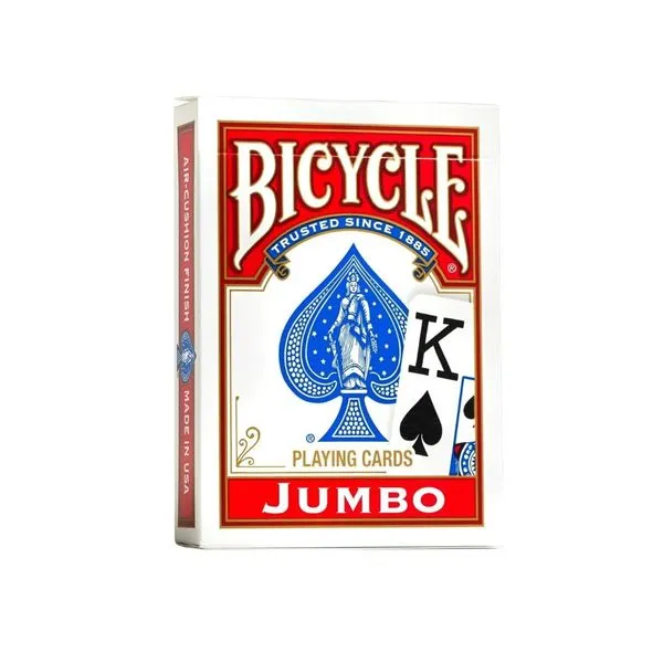 Baralho Bicycle Jumbo Index Vermelho Copag