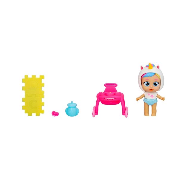 Boneca - Cry Babies - Playtime - Dreamy Com Carrinho - Multikids