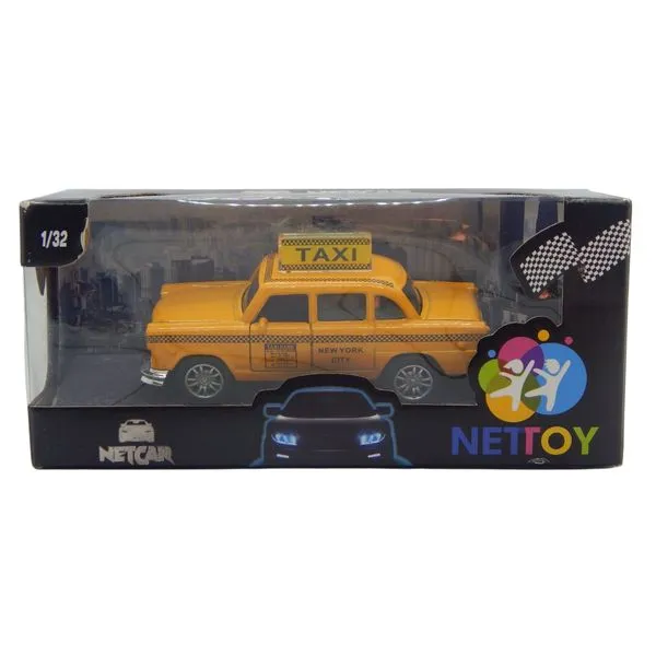 Miniatura Carro Taxi Nova York 1/32 Amarelo Nettoy Cx147056