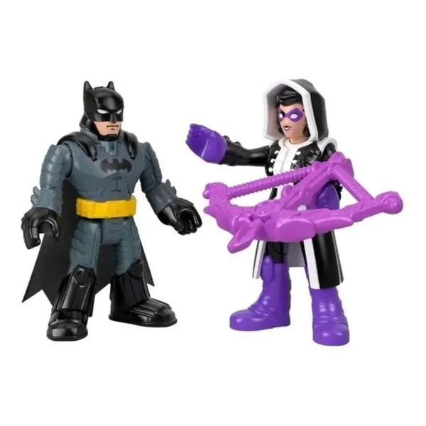 Boneco Imaginext Batman e Huntress Mattel Único