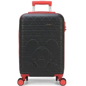Mala de Viagem Grande ABS Rigida Cadeado Mickey Mouse Preta