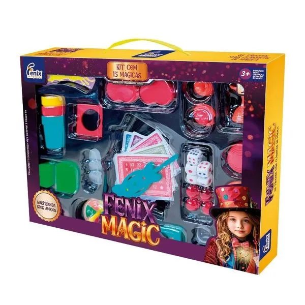 Kit de Magica com 15 Mágicas Fenix - MGC-666