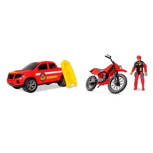 Kit Resgate Bombeiro 0040 Samba Toys