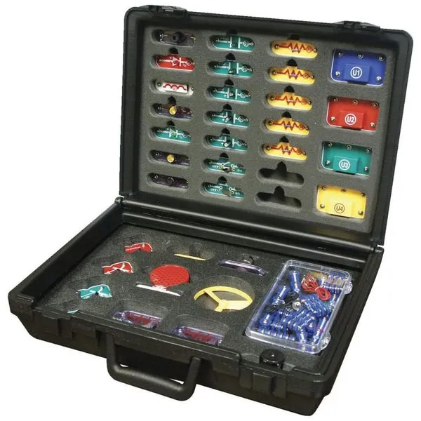 Snap Circuits SC-500 – Kit Educacional de Eletrônica com Mais de 500 Projetos para Crianças a Partir de 8 Anos