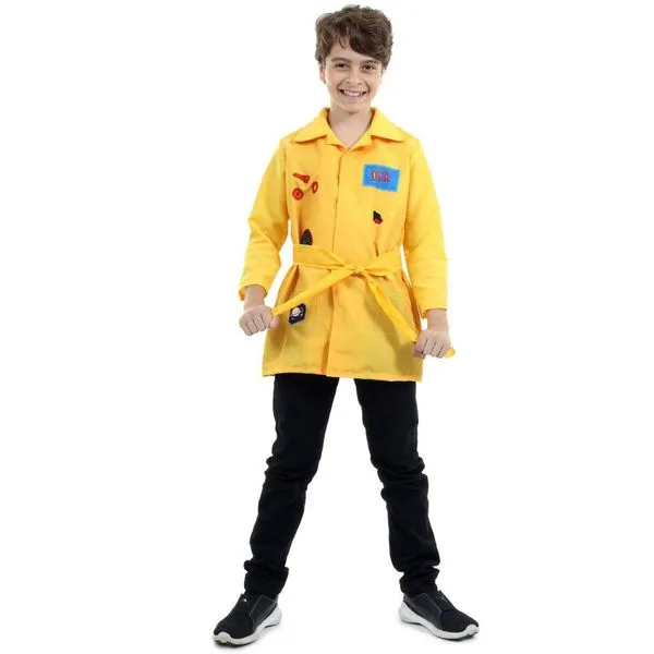 Fantasia Infantil - D.P.A. - Detetives do Prédio Azul - Capa Básica - Amarelo - Sulamericana - G