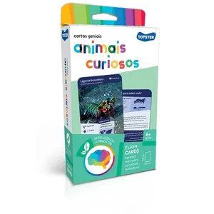 Jogo Educativo - Cartas Geniais - Animais Curiosos - Toyster