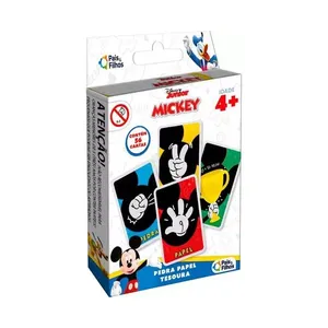 JOGO PEDRA, PAPEL E TESOURA - MICKEY MOUSE - PAIS E FILHOS