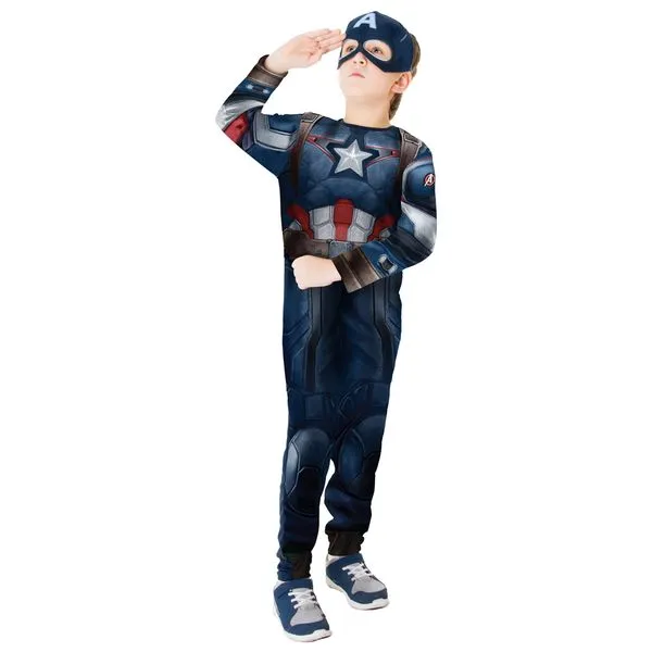 Fantasia Longa - Os Vingadores - A Era de Ultron - Capitão América - Regina Festas - Disney Fantasia Longa - Os Vingadores - A Era de Ultron - Capitão América - Regina Festas - G - Disney