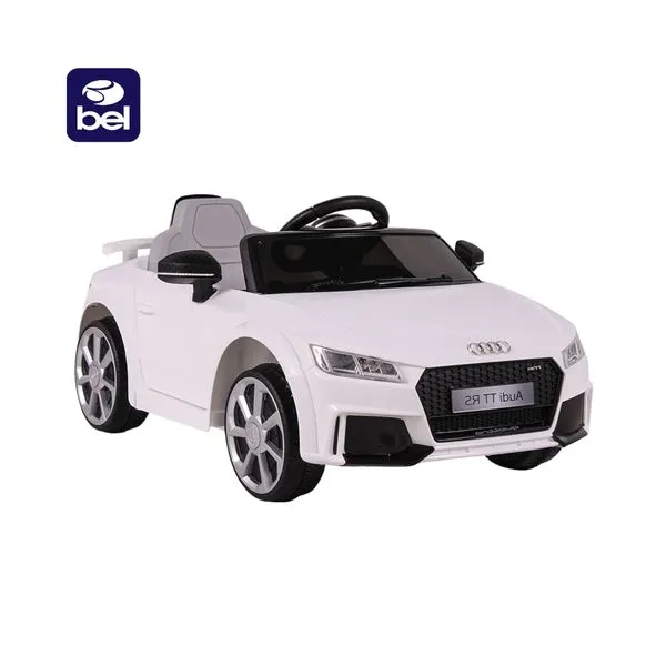 Carrinho Elétrico Audi TT RS 12V Branco Bel Único / 12V