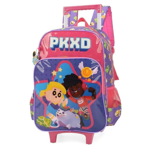 Mochila de Rodinhas Com Alça Luxcel PKXD Violeta Único