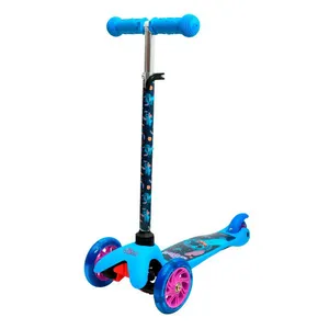 Patinete Com Led - Disney - Stitch - Azul - Bbr Toys